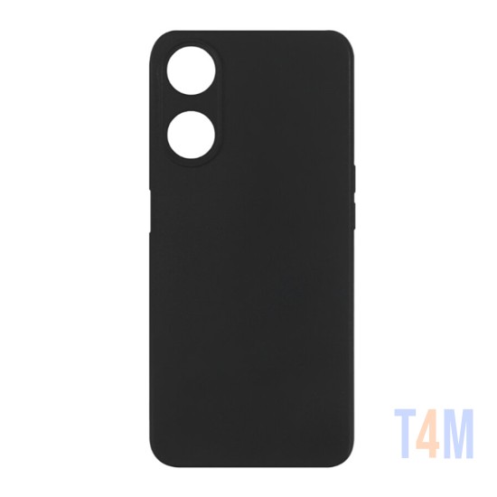 Capa de Silicone com Moldura de Câmera para Oppo A58 4g Preto